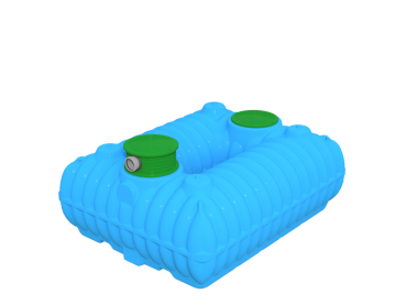 Cistern / rainwater underground tank FLAT 3000 liters, Polyethylene